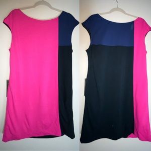 🆕 Cynthia Steffe Colorblock Mod Jersey Dress XL